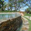 Karras residence in Solana Beach.  New pool, trellis and fireplace installed.